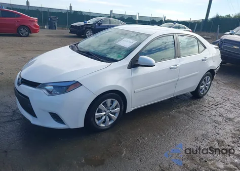 2015 Toyota Corolla Le из США, поврежденный, VIN 2T1BURHEXFC303352